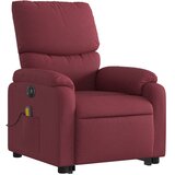  Električni masažni naslonjač na podizanje od tkanine boja vina | shoptok.hr