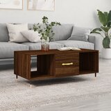 vidaXL Stolić za kavu boja hrasta 102 x 50 x 40 cm konstruirano drvo Cijene