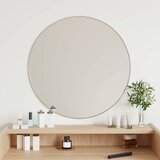  Zidno ogledalo srebrno Ø 60 cm okruglo | shoptok.hr