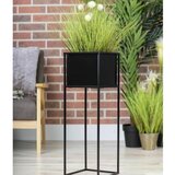  Stalak za cveće 70 x 24 cm, crni | Eponuda.com
