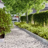 vidaXL Travnate obrobe 10 kosov 15x103 cm Pocinkano jeklo