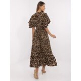 Italy Moda Dress-DHJ-SK-17696.88-camel | Shoptok.si