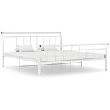  Za krevet bijeli metalni 200 x 200 cm Cijene