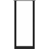  Noge za barski stol U-oblika 2 kom Crne 40 x (110-111) cm Čelik | shoptok.hr