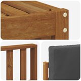  Set vanjskih sofa 9 kom. Prirodna i antracit Poliester | shoptok.hr