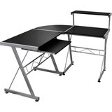 vidaXL kutni stol za računalo crni 132 x 112 x 99 cm konstruirano drvo Cijene