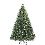 vidaXL Umjetno božićno drvce s stalakom Zelena 210 cm PE i PVC | shoptok.hr