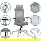 MID.YOU Pisarniški Stol Comfio Wmh, Siva | Shoptok.si