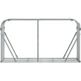  Držač za cjepanice srebrni 180x45x100 cm od pocinčanog čelika | shoptok.hr