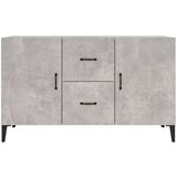  Komoda siva boja betona 100x36x60 cm od konstruiranog drva | shoptok.hr