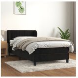  spring krevet s madracem crni 90x190 cm baršunasti | shoptok.hr