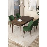 Hanah home arp - baroque, khaki baroquekhaki dining table & chairs set (5 pieces) | ePonuda.com