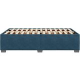  Okvir za krevet plavi 120 x 200 cm baršunasti | shoptok.hr