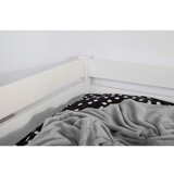MID.YOU Postelja S Predalom Naomi, 100x200, Bor, Bela, Masivna | Shoptok.si