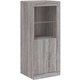 vidaXL Komoda s LED svjetlima boja sivog hrasta 41x37x100 cm | shoptok.hr