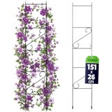 KADAX Vrtna lestev, opora za rože, vrtnice, vzpenjavke, 150 cm, pergola, (5000361264) Cene