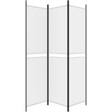 Sobna pregrada s 3 panela bijela 150 x 200 cm od tkanine | Eponuda.com