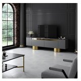 Hanah home tv polica bohem anthracite gold