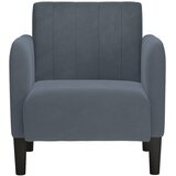 SOFA s naslonima za ruke tamno siva 54 cm baršunasta | shoptok.hr