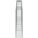  Lučne gabionske košare 4 kom 400x30x120/140cm pocinčano željezo | shoptok.hr