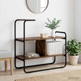  Konzolna stolica Dimljeni hrast 80 x 35 x 75 cm | shoptok.hr
