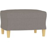  3-dijelni set sofa s jastucima smeđesivi od tkanine | shoptok.hr