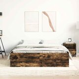  Okvir za krevet boja dimljenog hrasta 120x200 cm | shoptok.hr