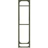 stojalo za drva olivno zelena 40x25x100 cm hladno valjano jeklo | Shoptok.si