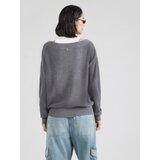 Liu Jo Pulover pegasto siva / bela | Shoptok.si