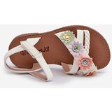 Boto Children's Sandals with Velcro Closure with Flowers White Nestalee | ePonuda.com