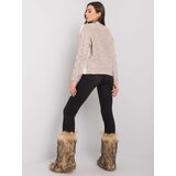RUE PARIS Sweater-TO-SW-77.12-dark beige | shoptok.hr
