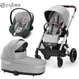 Cybex Gold® otroški voziček 3v1 balios™ s lux lava grey (silver frame) + aton™ s2 lava grey Cene