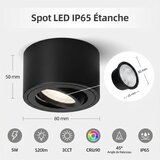 MEGA LUMEN LED nadgradni stropni spot - 8×5 cm | Shoptok.si