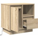  Noćni ormar Sonoma hrast 50 x 34,5 x 50 cm. Konstruirano drvo | shoptok.hr