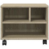  Stalak za pisač s kotačima boja hrasta sonome 41x32x34,5 cm | shoptok.hr