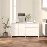  2-dijelna komoda bijela od konstruiranog drva | shoptok.hr