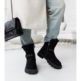 Gemre Black insulated eco-suede ankle boots Arturo | shoptok.hr