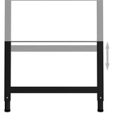vidaXL Okviri za radni stol 2 kom metalni 85 x (69 - 95,5) cm crni | shoptok.hr
