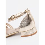 GOODIN Elegant gold low-heeled sandals | shoptok.hr