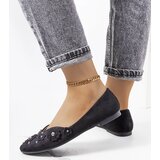 Gemre Halah black cut-out ballet flats | Shoptok.si