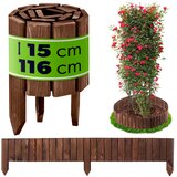 KADAX Palisade vrtna obroba lesena travna ograja kladiva rjava 15x116, (5000358183) Cene