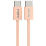 Hama Data Fabric USB-C kabel 1m oranžen, (5000262033) | Shoptok.si
