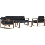 Ambia Garden LOUNGE GARNITURA tkanina aluminij | Shoptok.si