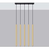  Obesna svetilka PASTELO 5L polirano zlato, (21348090) | Shoptok.si