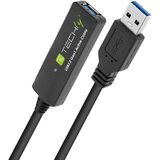 TECHly ICUR30100G USB cable USB 3.2 Gen 1 (3.1 Gen 1) 10 m USB A Black | shoptok.hr