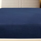  Plahte s gumicom od žerseja 2 kom modre 90x200 cm pamučne | shoptok.hr