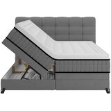 Premium Living Postelja Boxspring Carmen C, Temno Siva, 160x200 | Shoptok.si