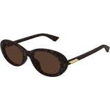 Bottega Veneta BV1415SK 002 ONE SIZE (54) Havana/Rjava Cene