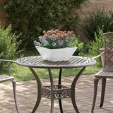  Vrtna saksija Srebrno 35 x 35 x 15 cm Cinkani čelik | shoptok.hr