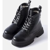 Gemre Graphite insulated girls' lace-up ankle boots Basara | ePonuda.com